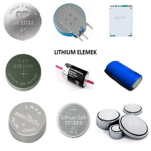 LITHIUM ELEMEK AKKUK